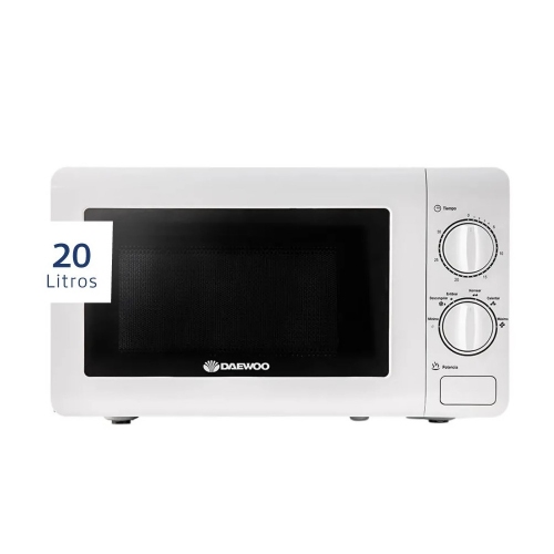 Microondas Daewoo 20l Mecanico Blanco