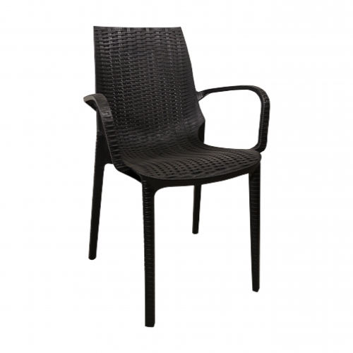 Sillon Laury Melody/harmony Sim. Ratan Negro