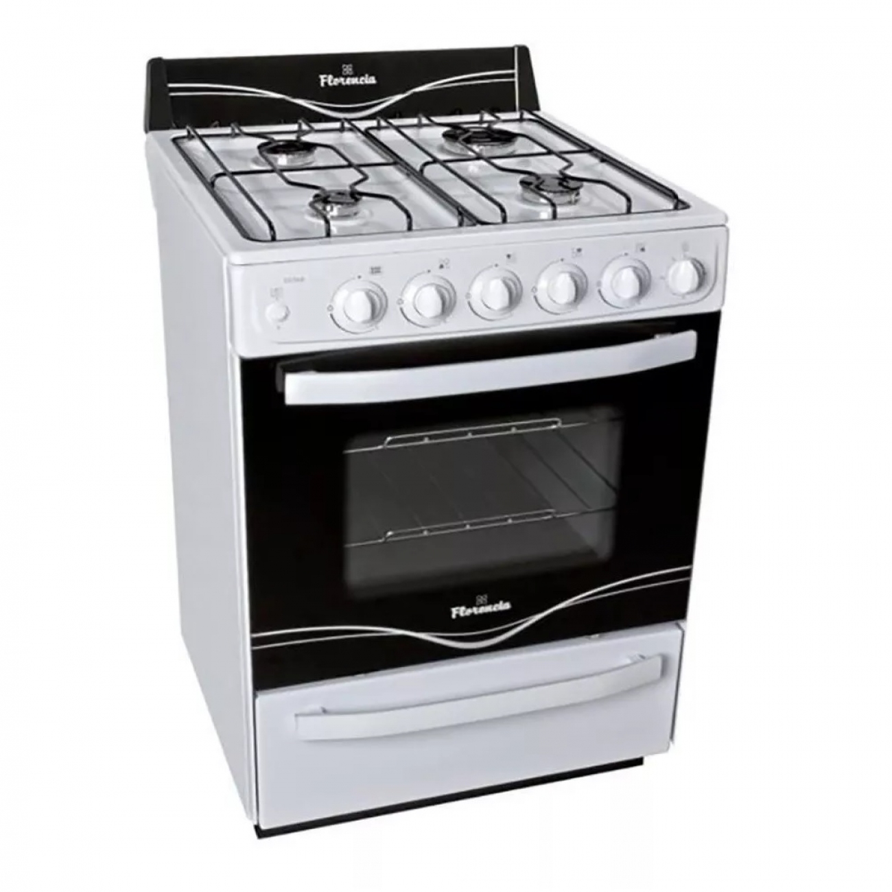 Imagen Cocina Multigas Florencia 5536f 4 Hornallas 56cm Blanco