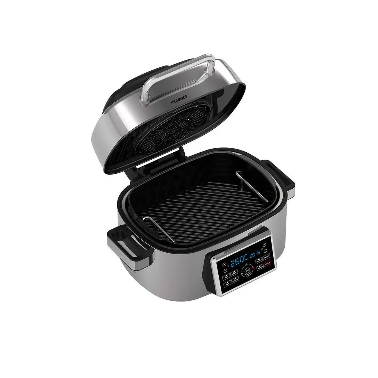 Imagen Freidora De Aire Peabody 6l 1600w C/grill 7 Prog