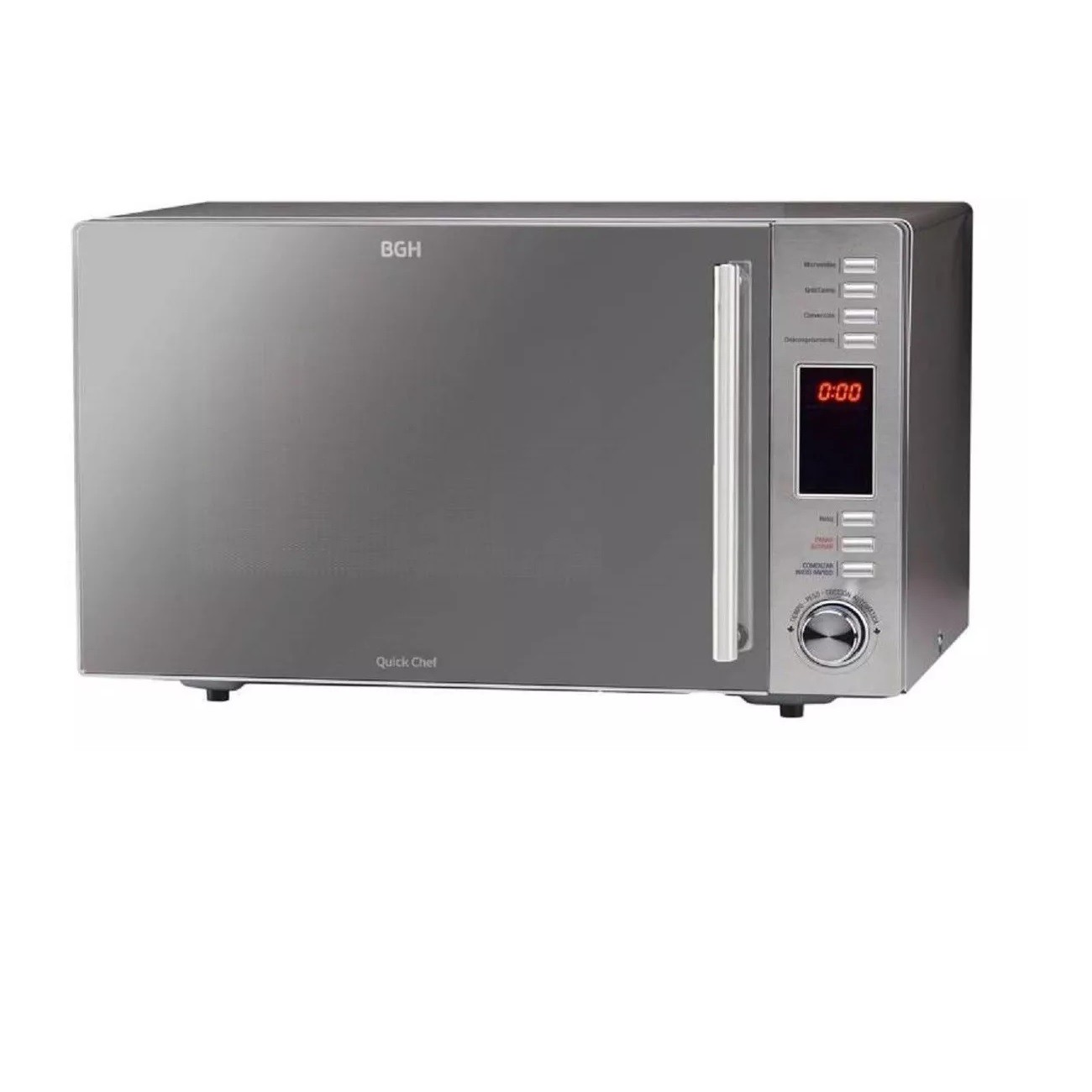 Imagen Microondas Bgh 30l Digital Grill/convec Silver