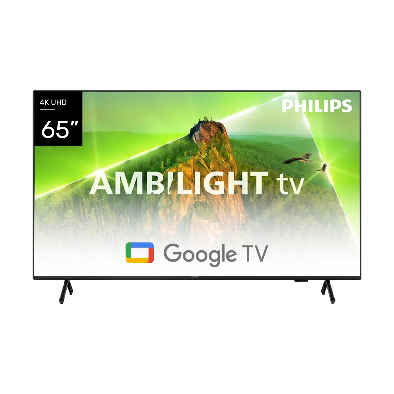 Imagen Smart Tv Philips 65" Uhd 4k Google Tv C/ambilight