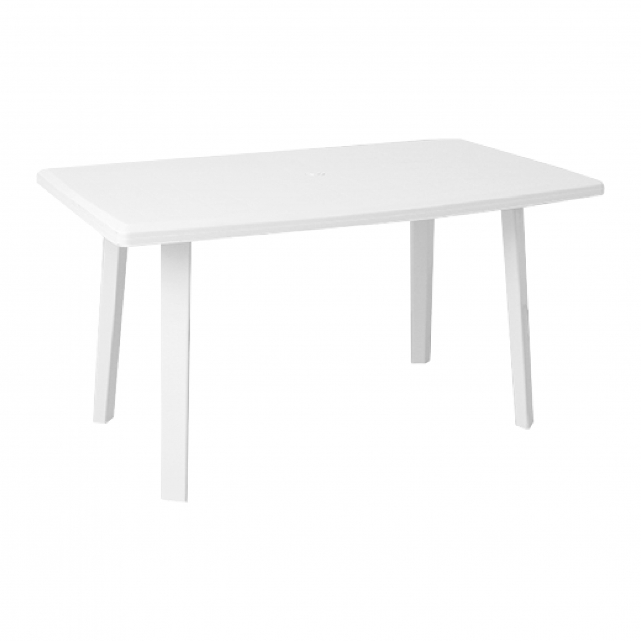 Imagen Mesa Laury Rectangular 134x79cm Patas Desmont. Bco