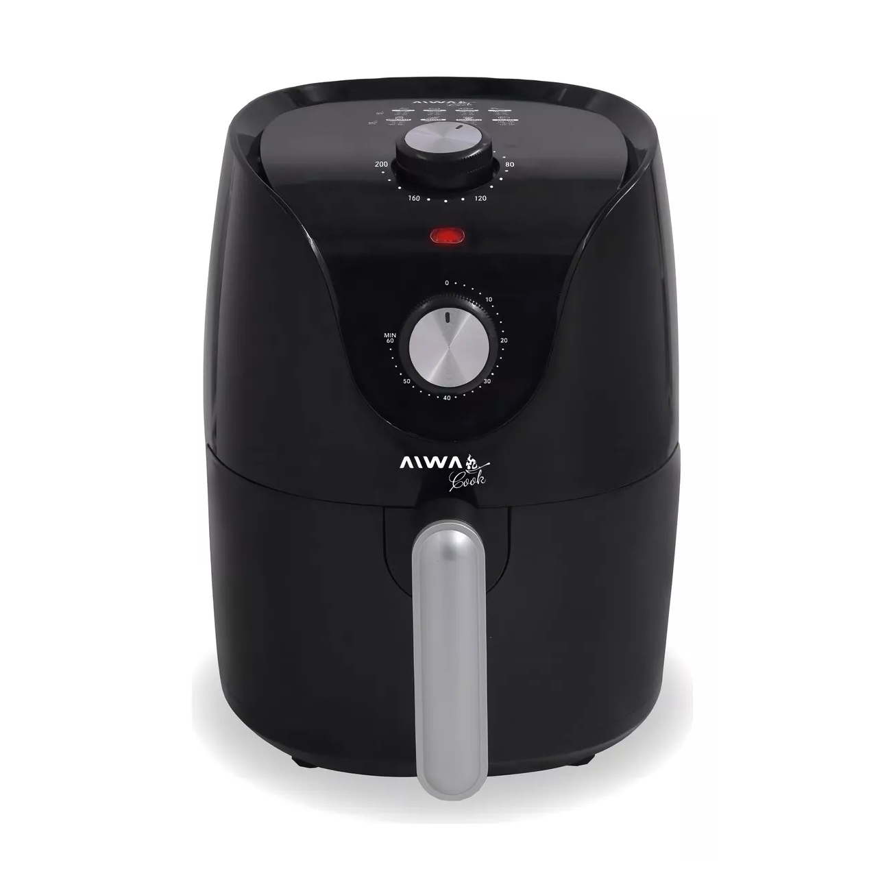 Imagen Freidora De Aire Aiwa 2l  1000w Negro/silver